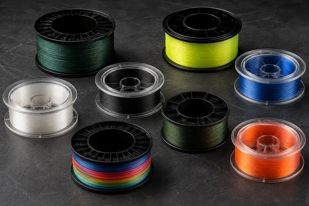 Fishing line spools