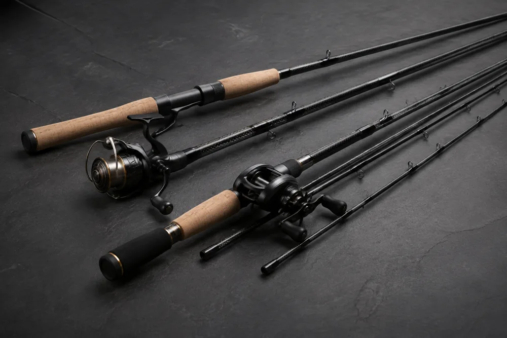 Carbon fishing rods